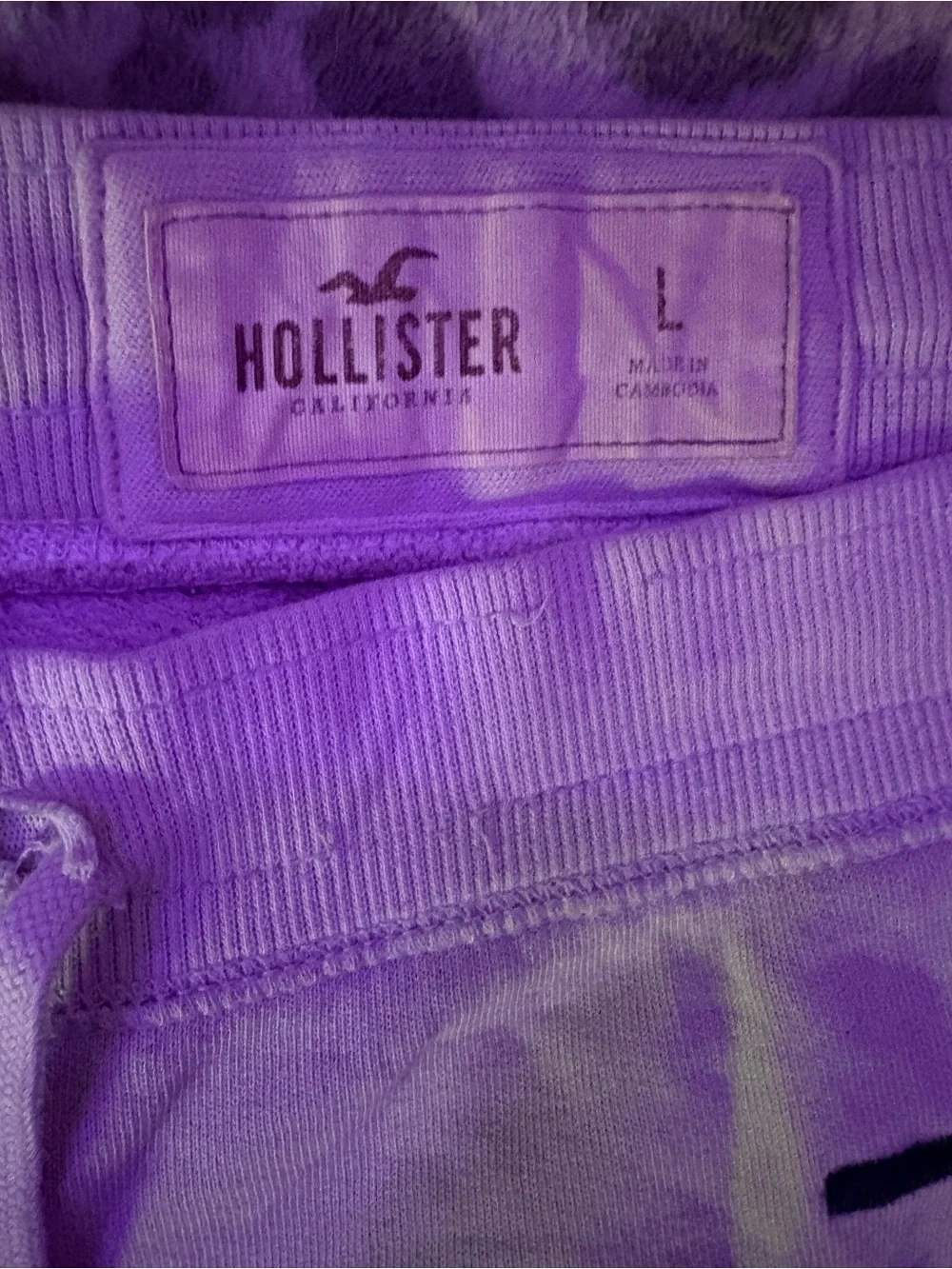 Hollister white Logo Sweatpants